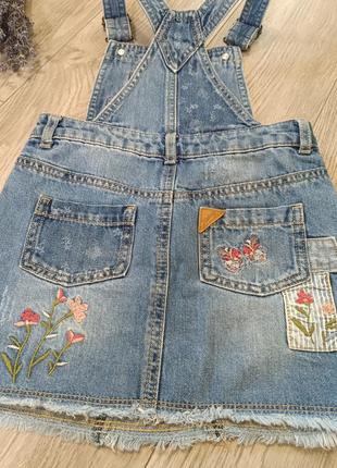 Джинсовий сарафан, 104см.