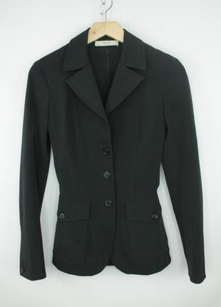 Классический люкс блейзер prada black stretch casual formal slim fit blazer jacket