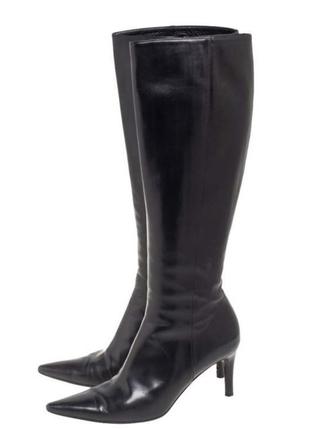 Gucci шкіряні дизайнерські чоботи