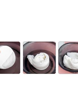 Полотенце-таблетка одноразовое прессованное для путешествий пачка 20 шт