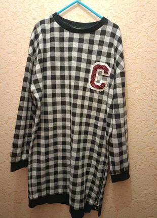 Платье теплое в клетку маталлан 9 лет