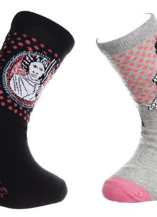 Шкарпетки star wars leia/rey 2p чорний, сірий діт 36-39 арт 83892048-1