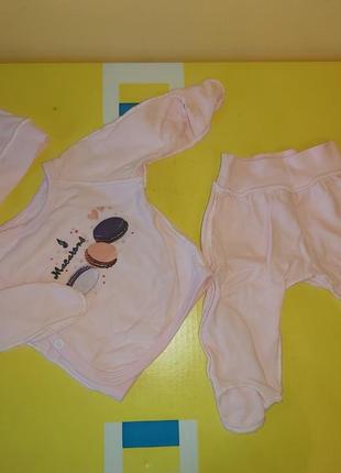 Костюмчик с шапочкой р.62