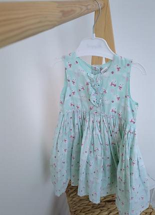 Пышное платье от next 6-9 мес