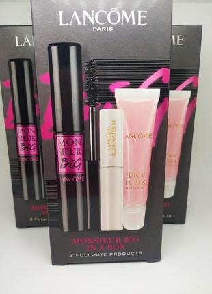 Розкішний набір бестселерів monsieur big makeup set lancome cils booster xl lash primer, monsieur b