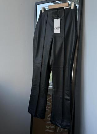 Брюки шкіряні zara s