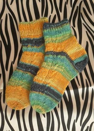 Детские носки вязаные ручная работа + подарок