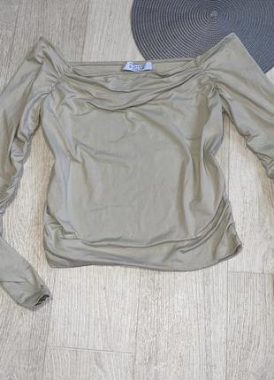 Кофточка с приспущенными плечами рукавами кофта primark