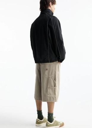 Pull&amp;bear stwd with contrast seams - outdoorjacke - black