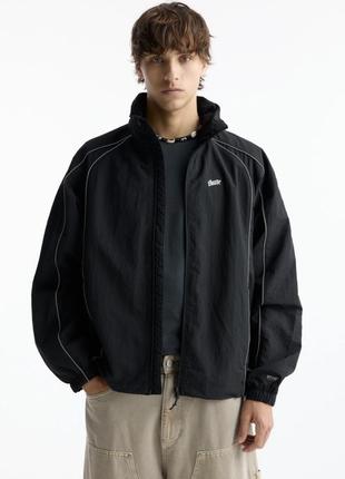 Pull&amp;bear stwd with contrast seams - outdoorjacke - black