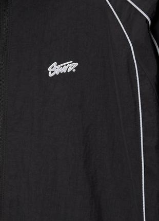 Pull&amp;bear stwd with contrast seams - outdoorjacke - black