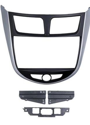 Перехідна рамка серії qiv qbr-f 0715-26 для hyundai solaris 1, verna, i-25, accent 2010-2017 (dodge attitude 2011-2014) (f3) 9 дюй