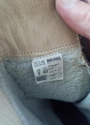 Высокие утеплённые кожаные сапоги meindl goldegg gtx lady (оригинал)