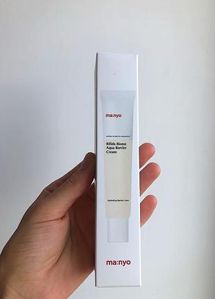 Крем увлажняющий с бифидобактериями manyo bifida biome aqua barrier cream, 80 ml, ma:nyo, мане, бифида
