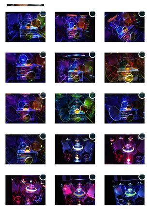 Флуоресценция оптического стекла