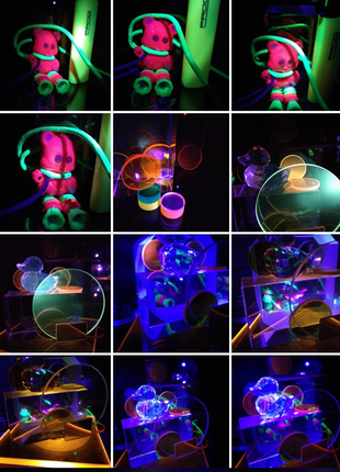 Флуоресценция оптического стекла