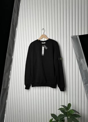 Світшот stone island black4 фото