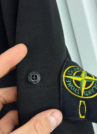 Світшот stone island black7 фото