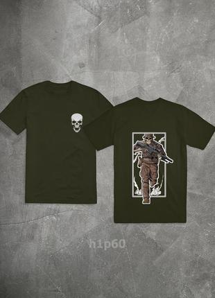 Базовая мужская футболка с крутым принтом