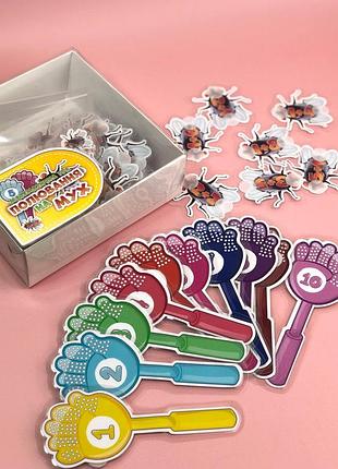 Игра на липучках "мухобойка" для изучения математики!