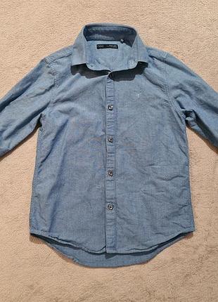 Сорочка блакитна next 128 р.
