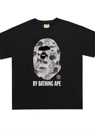 Футболка bape; by bathing ape