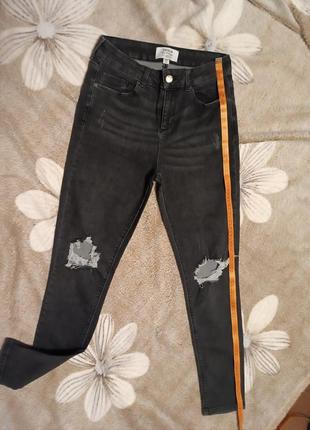 Джинсы новые, 12/40/8, унисекс, стрейч. турция. denim.