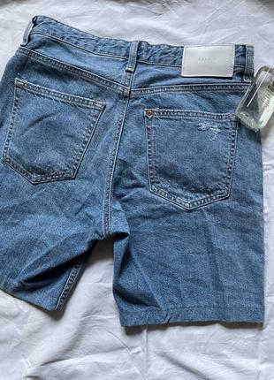Отличные джинсовые мужские шорты h&amp;m(denim)2 фото