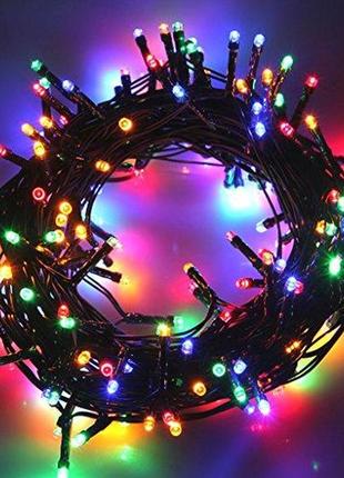 Новогодняя светодиодная гирлянда 40p b1 мульти 40led