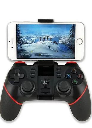 Геймпад беспроводной для телефона terios-t6 / джойстик для смартфона ios android, пк,tv