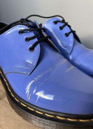 Женские туфли dr.martens dusty blue6 фото