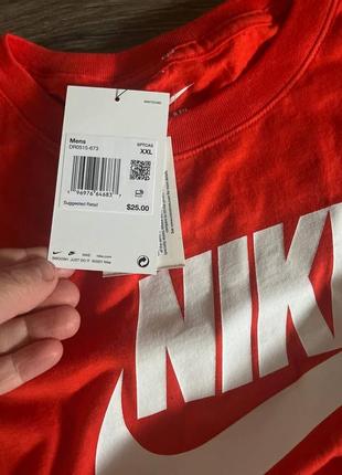 Nike. чоловіча футболка ( унісекс). бавовна, оригінал, нова з бірками.3 фото