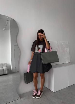 Пышная юбка баллон😍 стильная юбка мини софт с подкладкой2 фото