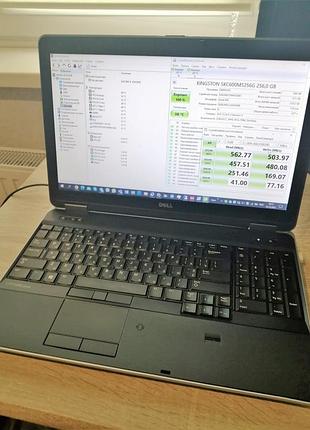 Ноутбук dell latitude e6540 (i7-4702mq/16gb/ssd256gb/hdd750gb)