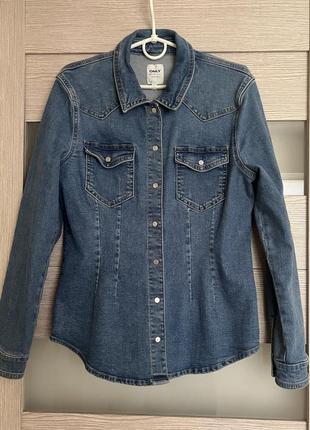 Жіноча, джинсова сорочка