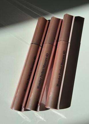 Туш для вій з ефектом 4d clarins wonder perfect mascara 4d повний формат 8ml тон чорний