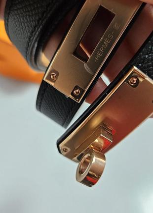 Шкіряний ремінь в стилі hermes kelly