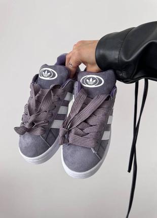 Жіночі кросівки в стилі adidas campus « shadow violet » premium.2 фото