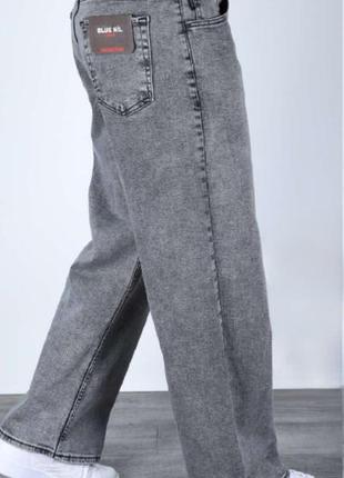 Джинсы revolver мужские широкие багги , 32, серый