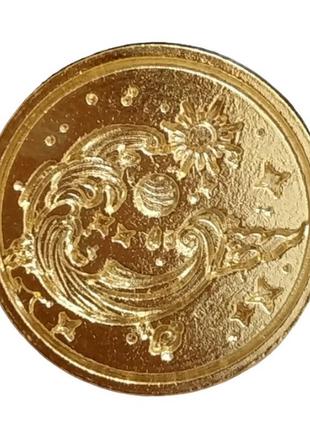 Штамп для сургуча. сургучний друк хвиля діаметр 25 мм