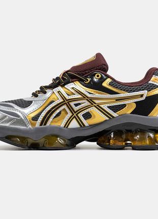 Кросівки чоловічі asics gel-quantum kinetic золоті кросівки асикс для бігу легкі повсякденні кросівки10 фото