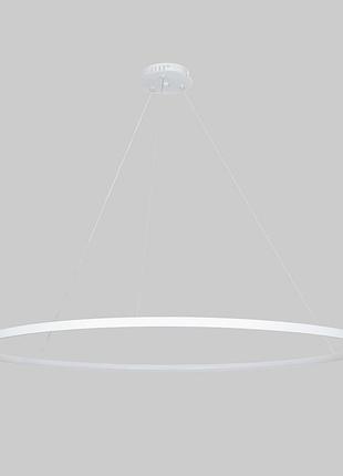 Біла кільцева світлодіодна підвісна люстра 100см «circle» (52-9832-1)