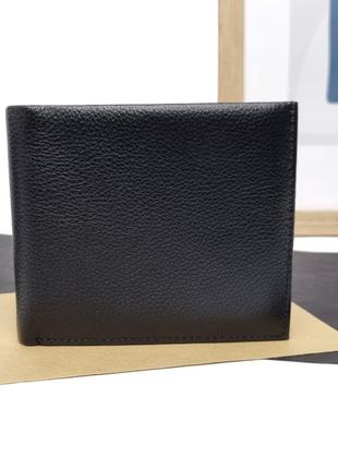 Мужской кошелёк с зажимом натуральная кожа черный арт.758-1 black helen verde (китай)