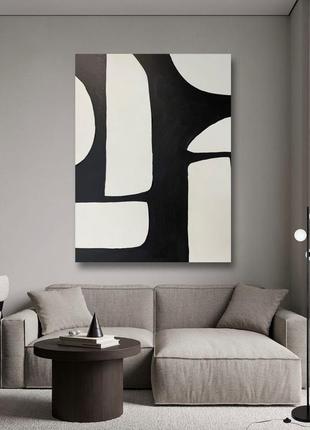 Чёрный торшер с белыми плафонами вокруг на 3 лампы (52-9834-3 black)