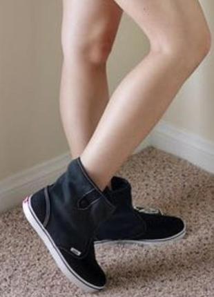 Високі кеди vans текстильні ворси