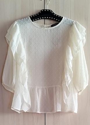 Нова шифонова блуза з воланами від primark