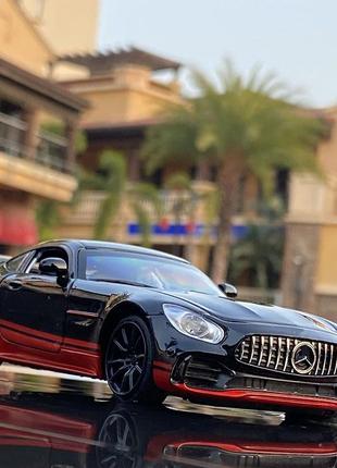 Rest модель автомобіля mercedes maisto amg gt зменшена 1:32 зі фарами, що світяться, і звуковими ефектами