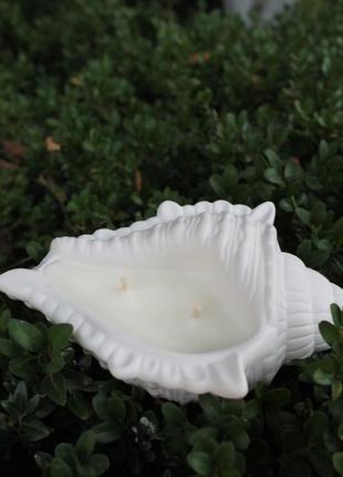 Свеча ракушка соевый воск