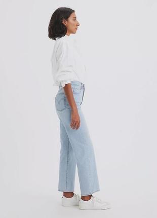 Джинси levi’s модель straight блакитний колір4 фото