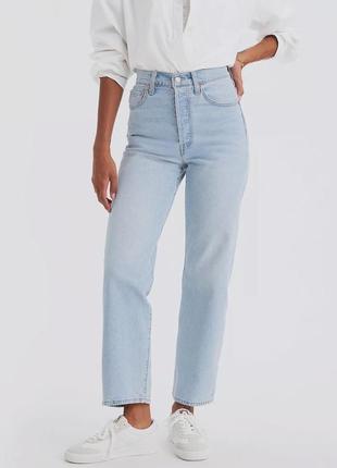 Джинси levi’s модель straight блакитний колір2 фото